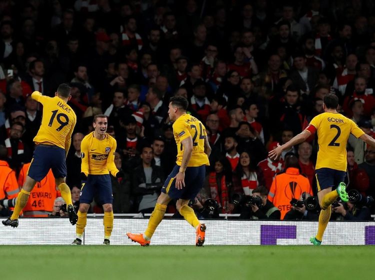 L Dance Griezmann di Emirates Stadium