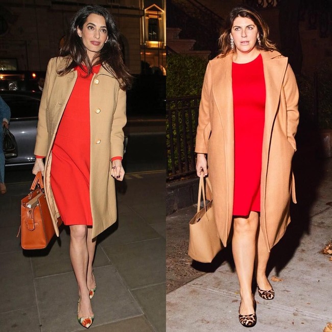 Saat bergaya menirukan Amal Clooney, banyak netizen yang memuji Katie tampak lebih cantik dan classy dibanding Amal. Sepertinya Katie sudah memiliki banyak fans fanatik. Foto: Instagram/the12ishstyle