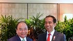 Akrab, Jokowi dan PM Vietnam Bertemu di Singapura