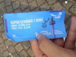 Penjelasan Panitia Soal Sumber Dana Bagi-bagi Sembako Gratis