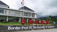 PLBN & Sarana Penunjang  Skouw, di Jayapura, Papua senilai Rp 166 miliar. Proyek ini rampung di 2016.Foto: Danang Sugianto/detikcom
