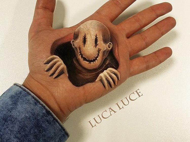 Lukisan 3D Ini Dibuat Pakai Pensil Alis