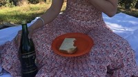 Lets have a picnic, ajak Jlo. Mantan istri Marc Anthony ini sudah membawa bekal berupa setangkup roti dan wine. Foto: Instagram jlo