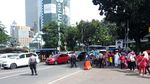 Penampakan Macet di Jalan Merdeka Barat Efek Kegiatan di Monas