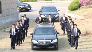 Iring-iringan Mobil Kim Jong Un, Ada WC Berjalan