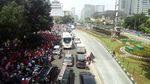 Penampakan Macet di Jalan Merdeka Barat Efek Kegiatan di Monas