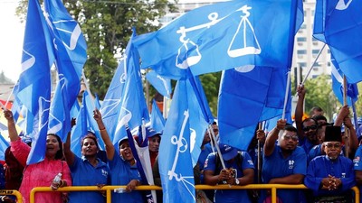 Foto: Kemeriahan di Hari Pencalonan Pemilu Malaysia