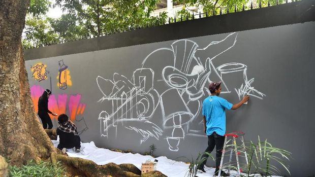 Seniman Urban Prancis dan Indonesia Berkolaborasi di 'If I Mouv' 