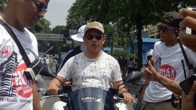 Foto: Kapolri Ditilang di Thamrin