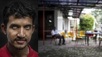 Abrar Ali (26 tahun) Low vision dari lahir, karena kornea matanya terkena Toxoplasma. Pandangannya buram sekitar 80% jika melihat objek disekeliling, namun masih bisa membaca tulisan dengan font berukuran besar serta jarak sangat dekat. Dok. APFI.