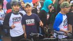 Foto: Ramai-ramai Berkaus #2019GantiPresiden di CFD Bundaran HI
