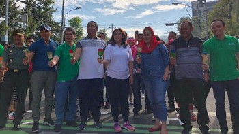 Hal ini bertujuan mendukung upaya pemerintah kota dan aparat kepolisian dalam meningkatkan keselamatan para pengguna kendaraan roda dua dan pengguna jalan lainnya. Istimewa.
