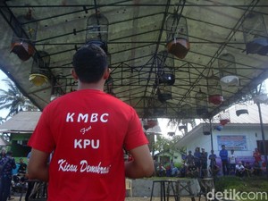 Ketika Lomba Kicau Burung Jadi Ajang Sosialisasi Pilkada