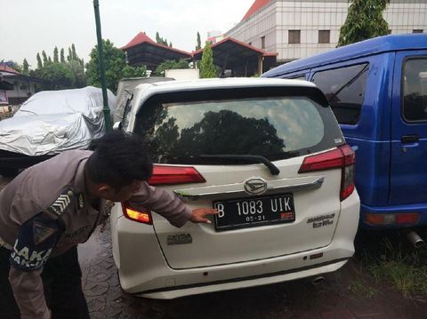 Mobil korban diamankan polisi