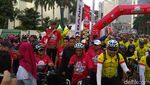 Ala Anak Touring, Menhub Lepas Mudik Lebaran Sambil Bersepeda
