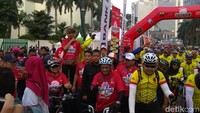 Kita ingin membuat sepeda jadi olahraga rakyat. Jakarta-Surabaya sejak tahun 73 tidak ada. Kita lihat 2 bulan mendatang kita mudik lebaran, ujar Budi, Minggu (29/4/2018). Foto: Trio Hamdani