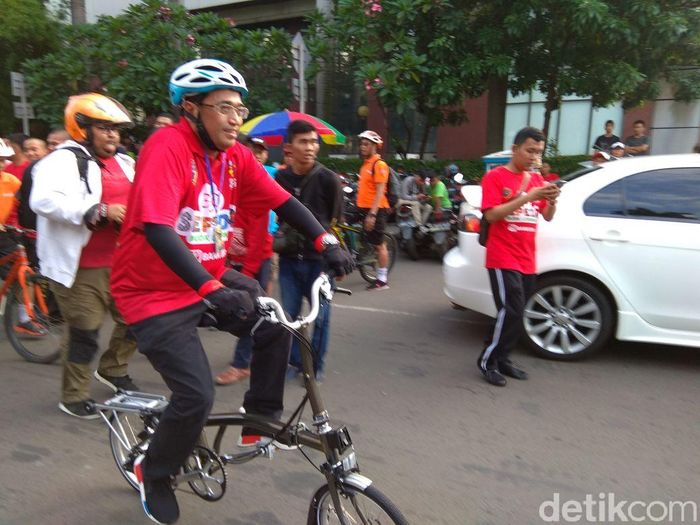 Ala Anak Touring Menhub Lepas Mudik Lebaran Sambil Bersepeda