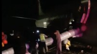 Penumpang sempat panik saat pesawat tergelincir (Foto: Dok. Istimewa)