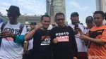 Foto: Ramai-ramai Berkaus #2019GantiPresiden di CFD Bundaran HI