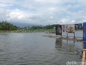 Keren, Pameran Lukisan Terapung Digelar di Garut