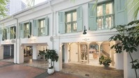 Terletak di Beach Road, Singapura, kafe Looksee Looksee memiliki konsep yang unik. Kafe ini menggabungkan konsep reading room dan tea salon. Foto: Istimewa