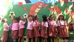 Foto: Kampung Mural 3D Piala Dunia di Cirebon