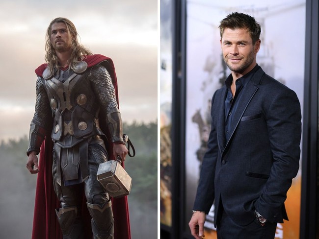 Berperan sebagai Thor, Chris Hemsworth tampil dengan rambut yang panjang serta kostum prajurit lengkap dengan palu ajaibnya. Namun dalam keseharian, gaya Chris tentunya beda 180 derajat. Kasual dengan rambut pendek yang lebih rapi. Nggak kalah maco! (Foto: Getty Images)