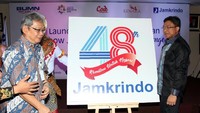 Mengusung tema Gemilang untuk Negeri menjadi semangat yang di tuangkan dalam logo HUT Perum Jamkrindo. Foto: dok. Jamkrindo