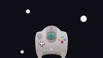 Beralih ke tahun 1998, ada Sega Dreamcast. Sega memberikan layar kecil di kontrolernya. Foto: Istimewa