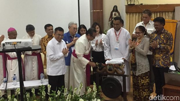 Yudi Latief hingga Grace Hadiri Rakornas Vox Point Indonesia