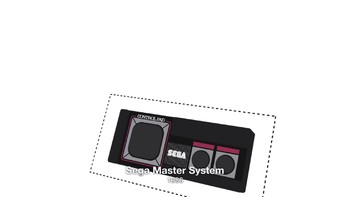  Nah, yang ini Sega Master System yang rilis di tahun 1986. Bentuknya kotak dengan sudut yang tajam. Foto: Istimewa