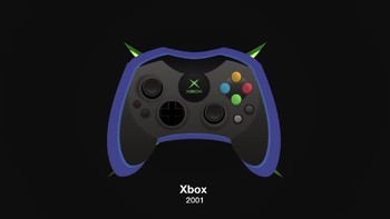 Sementara di tahun 2001, Microsoft merilis Xbox. Kontrolernya sedikit gemuk bila dibandingkan dengan Xbox 360. Penempatan tombol X, Y, A, dan B juga berbeda. Foto: Istimewa