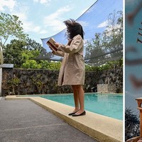 Tak hanya berbekal properti dan kemampuan edit, Katrina juga harus pintar berpose dan berakting agar fotonya terlihat lebih real. Foto: Boredpanda