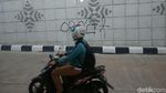 Jangan Ditiru! Penampakan Underpass Matraman yang Dicorat-coret