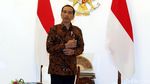 Jokowi Sambut Dubes Korsel dan Korut di Istana Merdeka