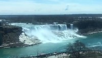 Tak cuma Syahnaz, Jeje juga memposting foto-foto yang memperlihatkan keindangan Niagara. Foto: Instagram Syahnaz Sadiqah