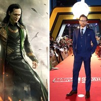 Gaya Loki dan Tom Hiddleston tentu bertolak belakang. Biasa tampil kekinian dengan gaya dapper, Tom lalu menjelma dengan kostum kehijauan bergaya gothic. (Foto: Getty Images) 