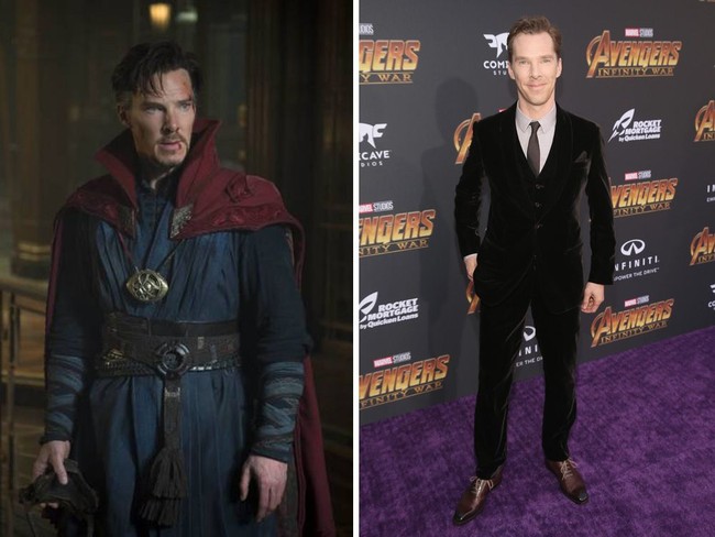 Sebagai pria Inggris, aktor Benedict Cumberbatch terbiasa dengan gaya pakaian yang cenderung formal. Mulai dari setelan bergaris hingga sepatu oxford. Beda jauh dari karakternya, Doctor Strange, yang berkostum pendekar berikut sayap merahnya. (Foto: Getty Images)