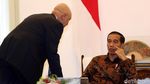 Jokowi Sambut Dubes Korsel dan Korut di Istana Merdeka