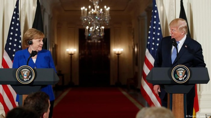 Angela Merkel dan Donald Trump Tekankan Persatuan di Tengah Perbedaan