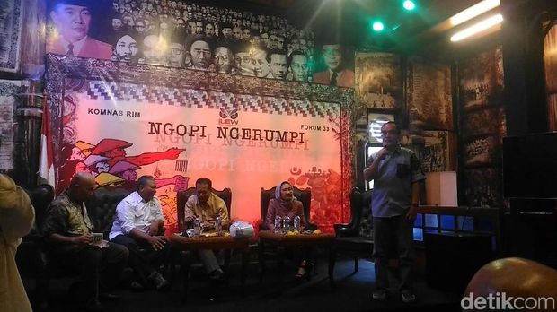 Suasana diskusi soal Perpres TKA 