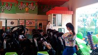 Bagi pengunjung yang memakai hijab akan disediakan pelindung kepala khusus (Kanavino/detikTravel)