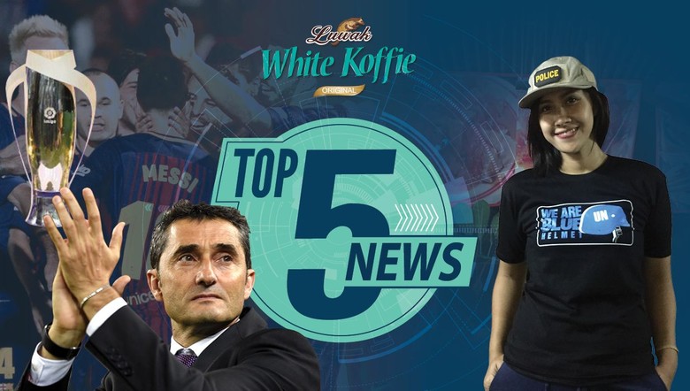 Barcelona Juara La Liga, Cantiknya Briptu Dian Bikin Salah Fokus Barcelona Juara La Liga, Cantiknya Briptu Dian Bikin Salah Fokus