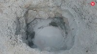 Terakhir kali geiser tersebut erupsi tiga kali pada tahun 2003 silam. (Foto: Dok. Twitter YellowstoneNPTS)