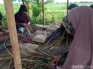 Mengais Rejeki Dengan Tas Rumput Gambut