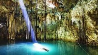 Sewaktu ahli Speleogi memulai perjalanan untuk menjelajahi gia, didapati sebuah kesulitan yaitu banjir yang disebut sumps. Punya banyak sumps, salah satunya memiliki kedalaman sampai 52 meter (travel.ninjas/Instagram)
