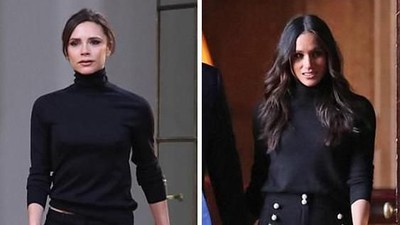 7 Bukti Fashion Meghan Markle dan Victoria Beckham Mirip, Siapa Favoritmu?
