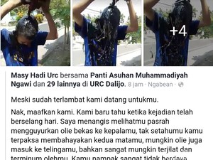 Viral Anak Curi Onderdil lalu Dihukum Siram Oli Bekas ke Kepala