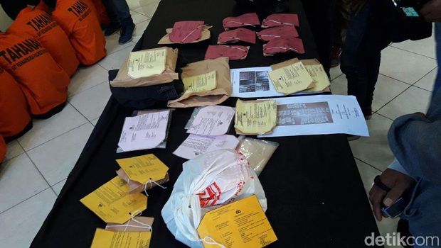 Polres Metro Bekasi Kota rilis kasus narkoba, Senin (30/4/2018)