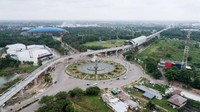 Transportasi massal ini memiliki total panjang jalur 23 kilometer (km) dengan 5 zona. Pool/Waskita Karya.